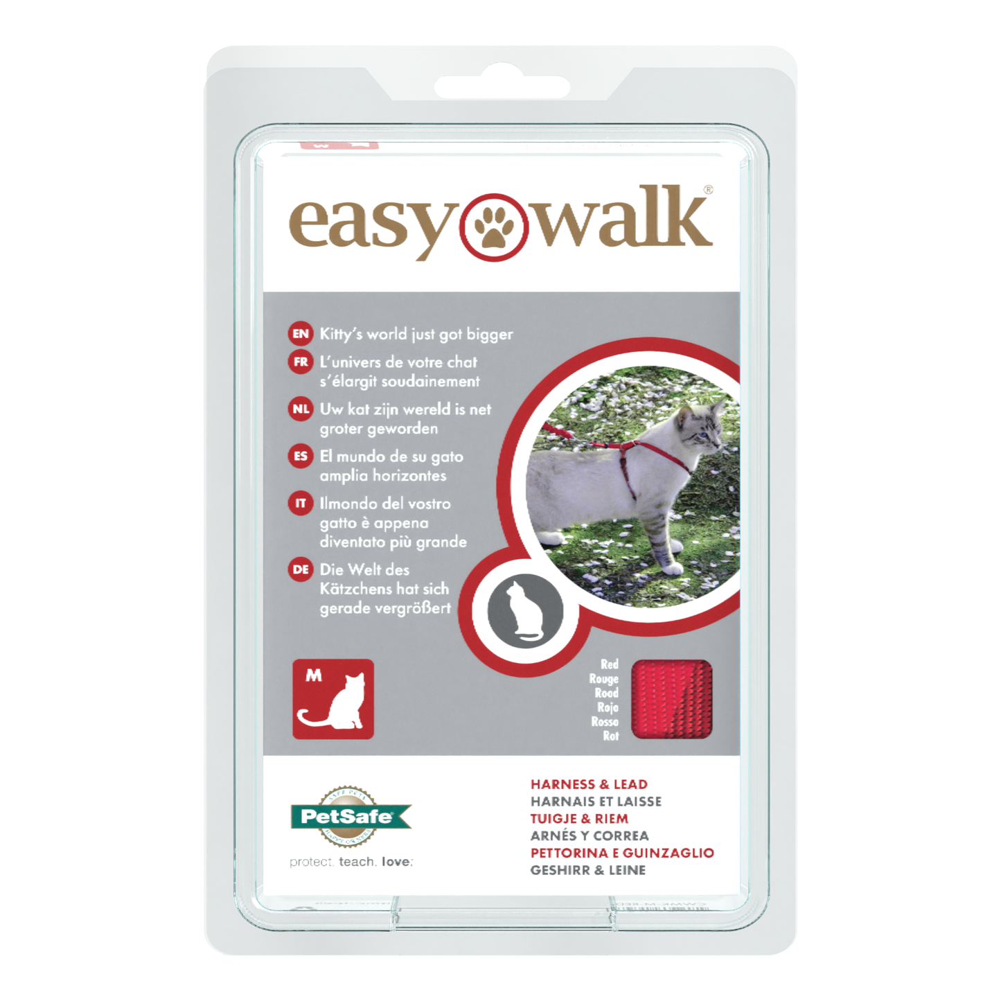 Katzengarnitur Easy Walk rot S