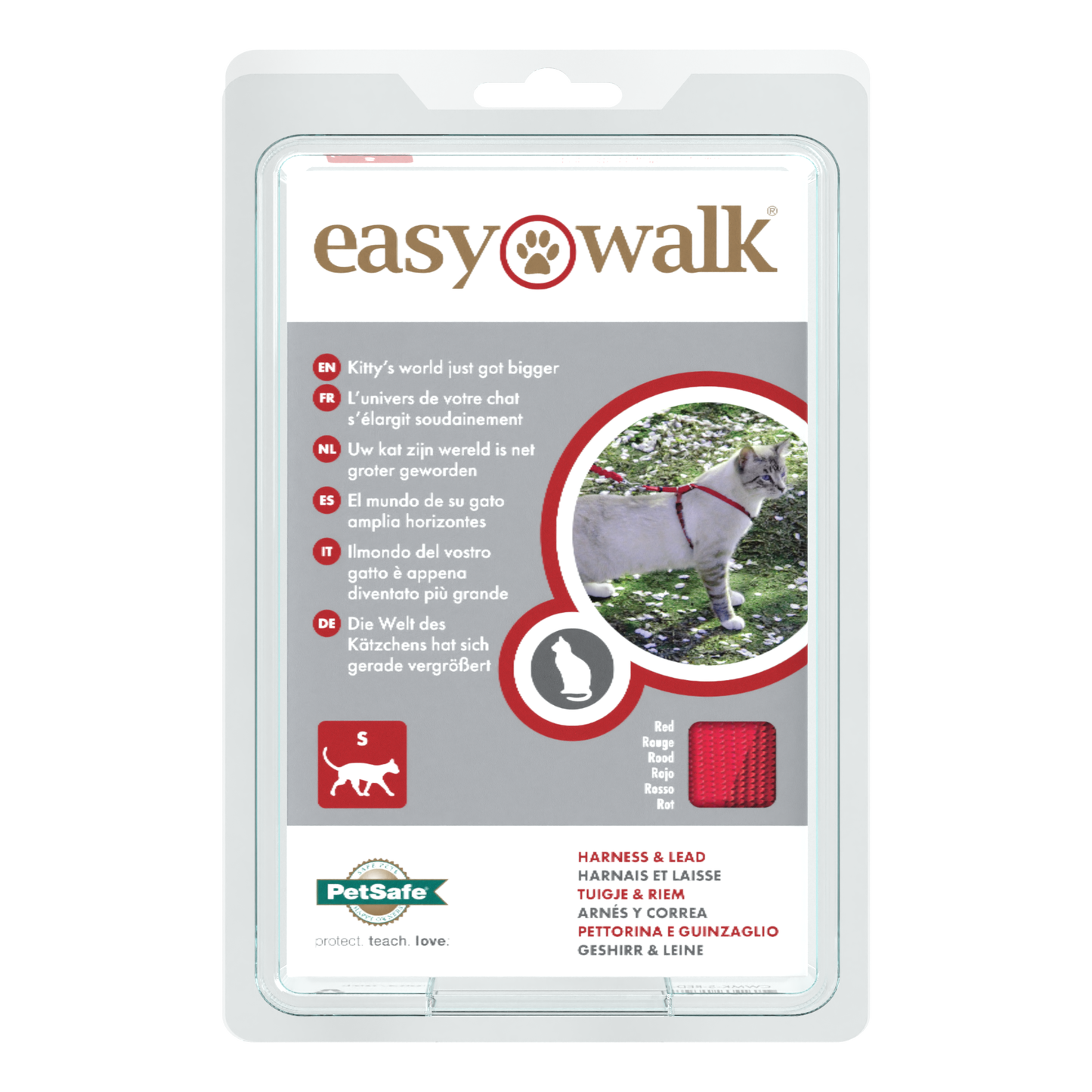 Katzengarnitur Easy Walk rot S