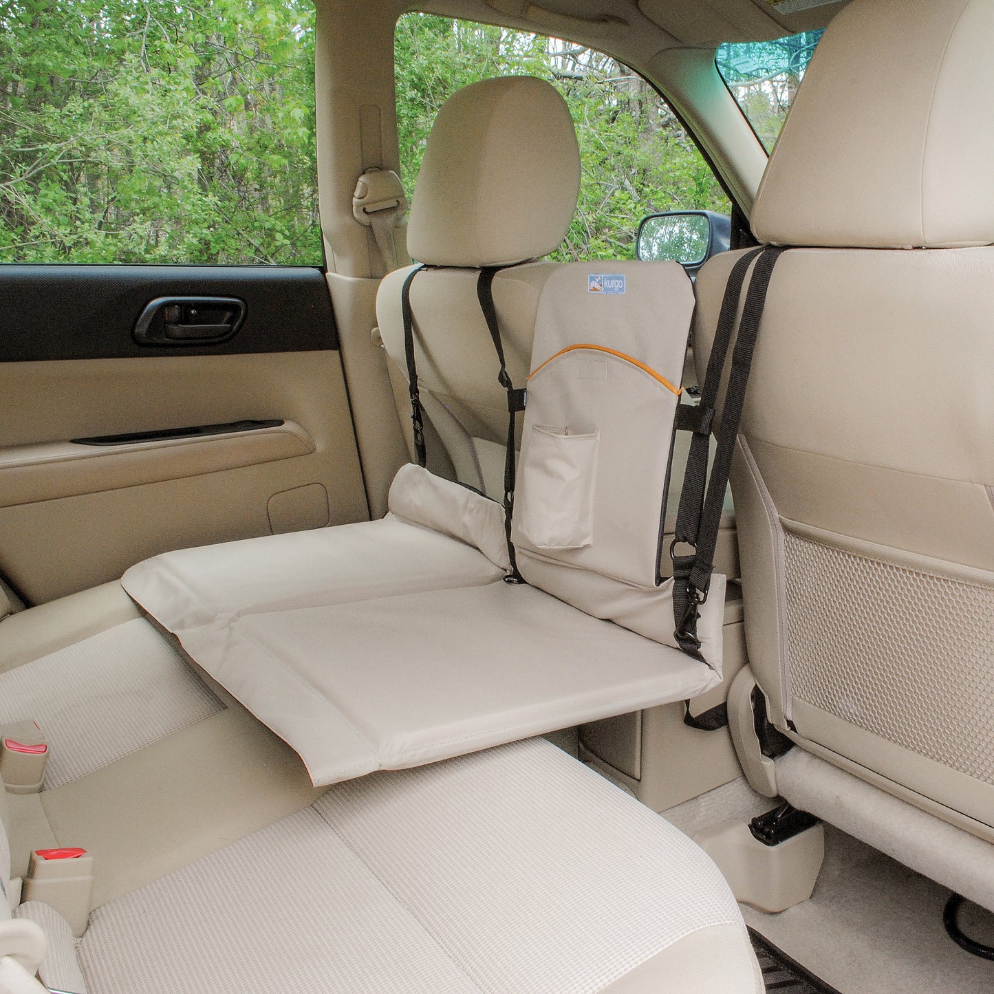 Back seat bridge, beige/black
