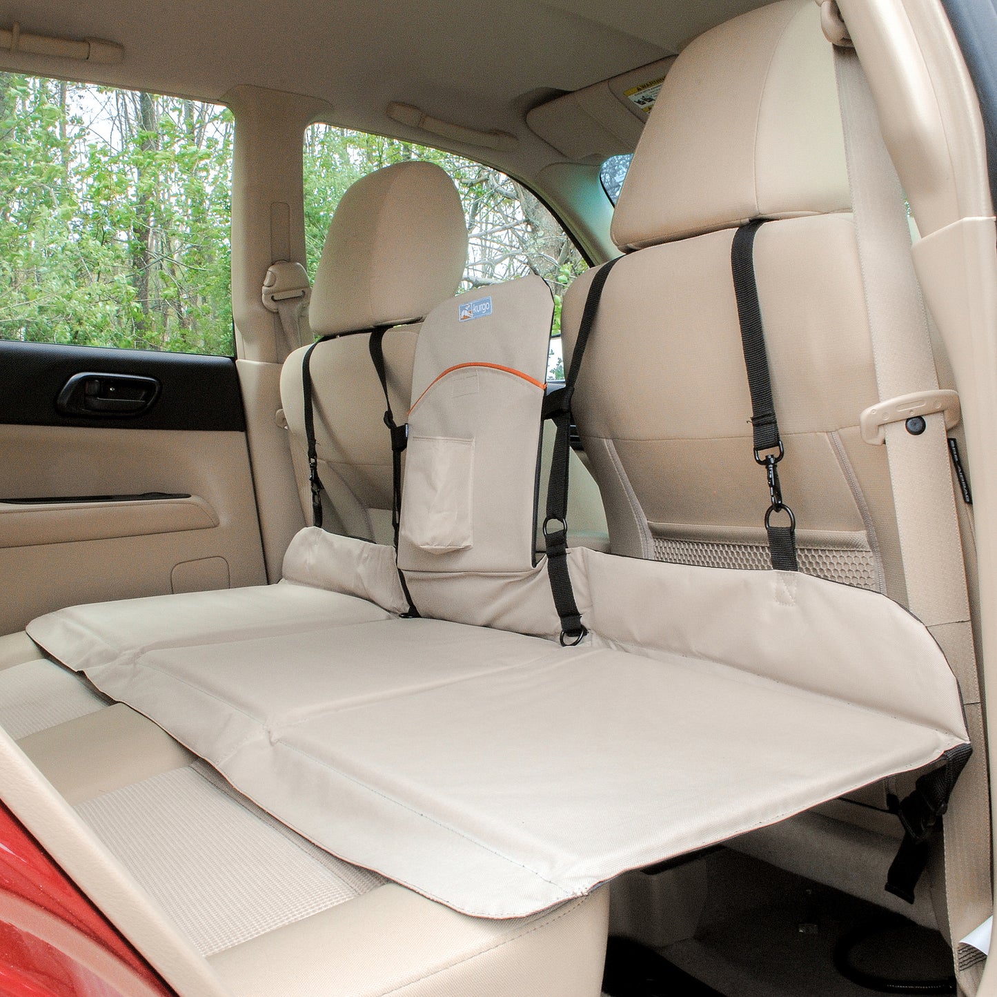 Back seat bridge, beige/black