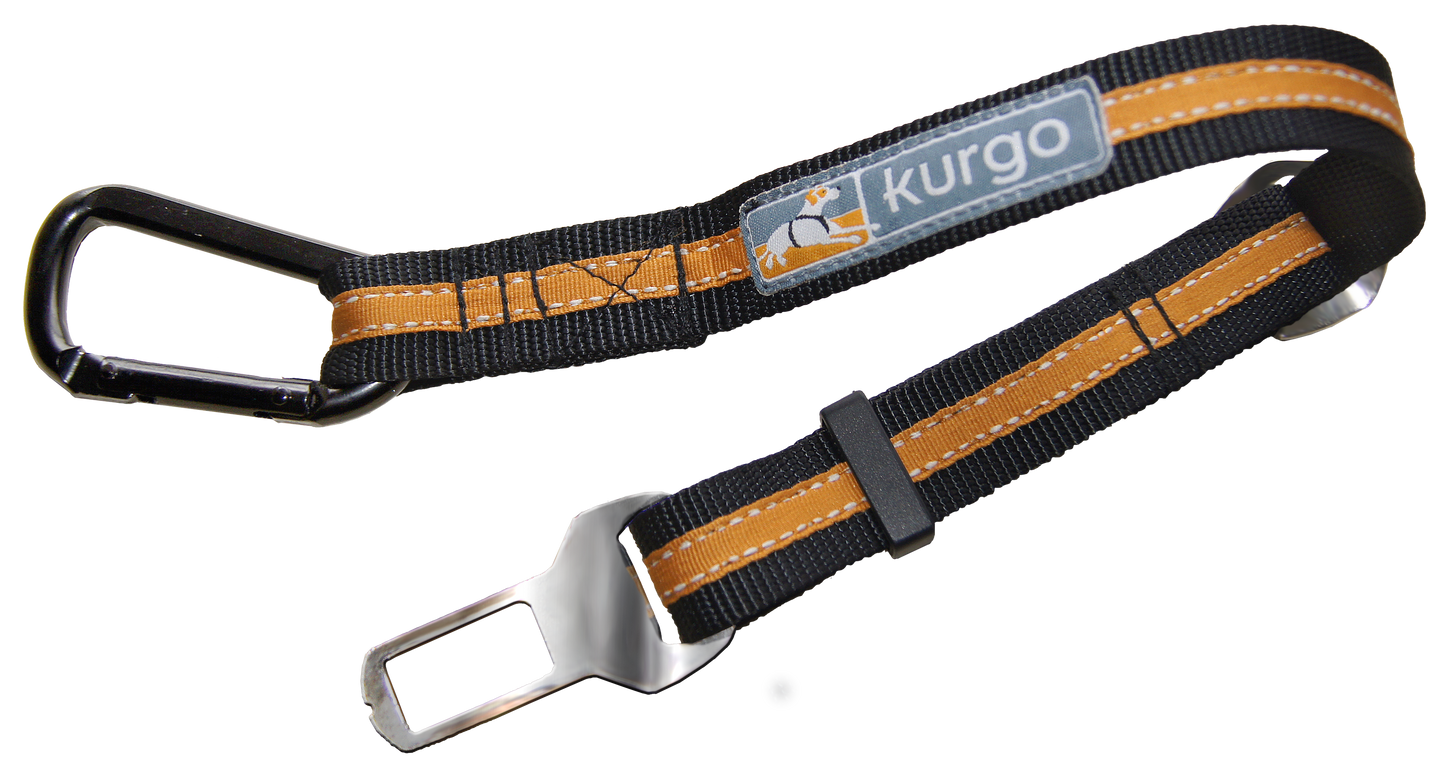 Car seat belt connector, orange