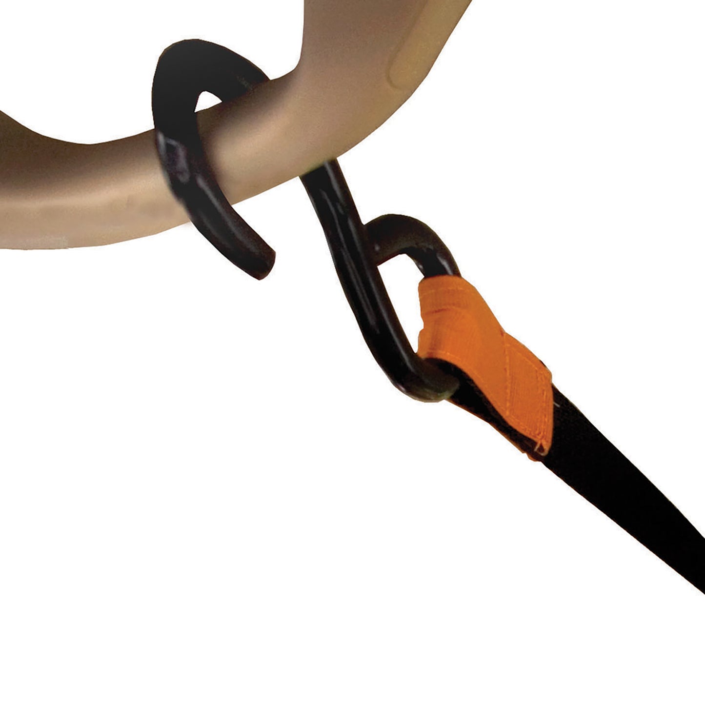 Auto Zip Gurte mit Leine, orange