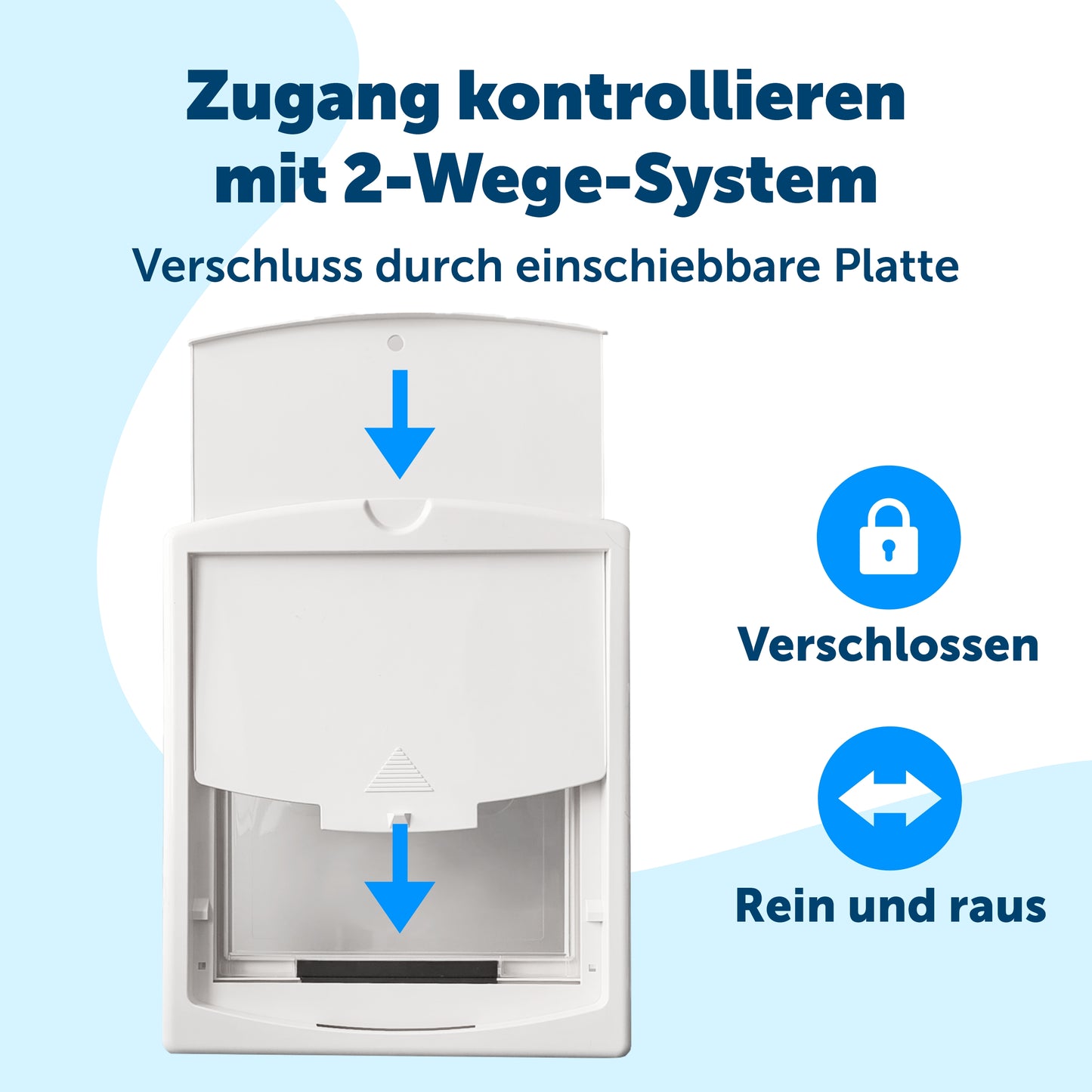 Cat & dog door 2-way br. (730)