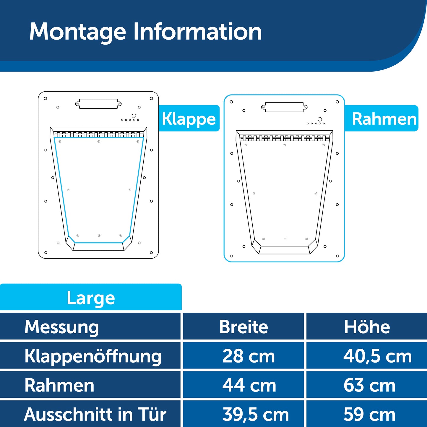 Hundetüre SmartDoor, weiss