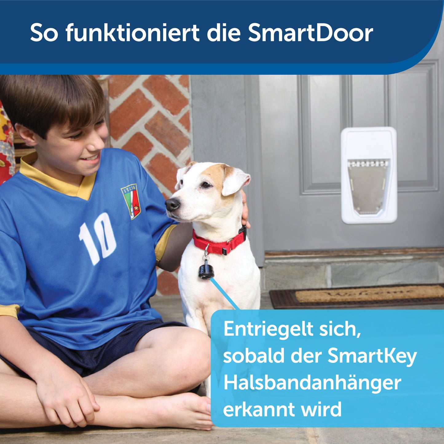 Hundetüre SmartDoor, weiss