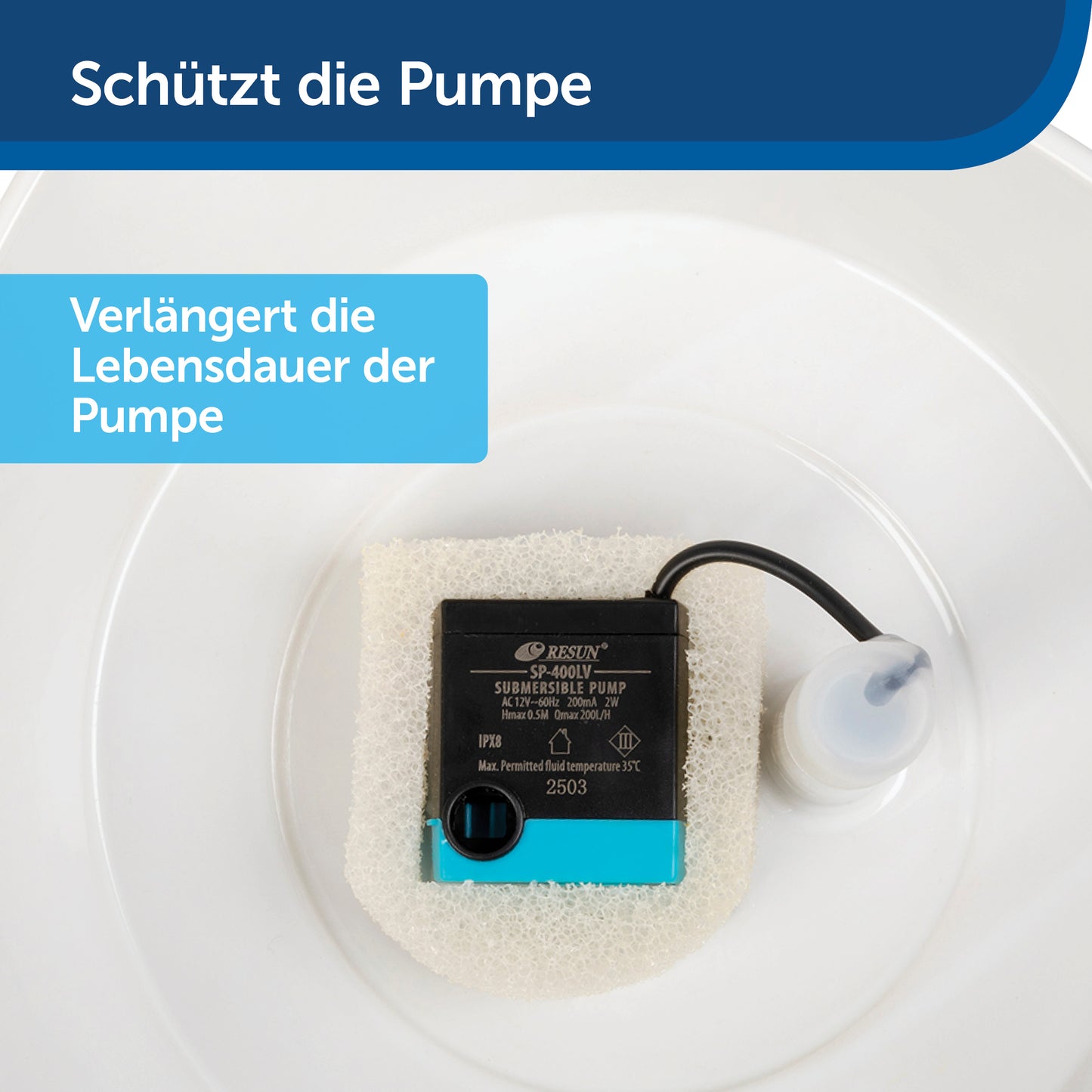 Replacement foam filter