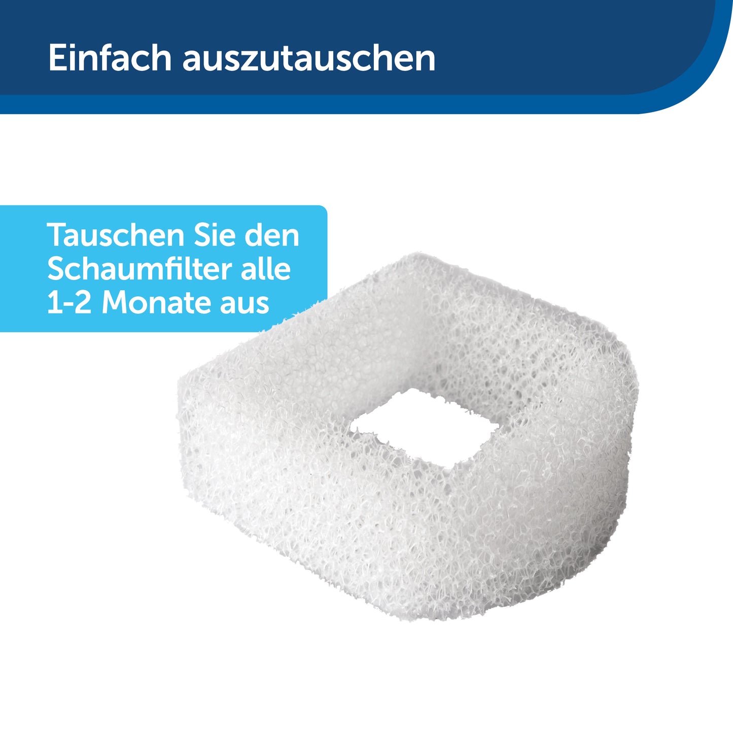 Replacement foam filter