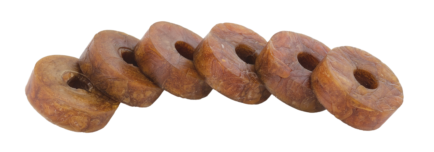 Busy Buddy Ultra Leckerli-Ringe mit Speckgeschmack – 6 Stück
