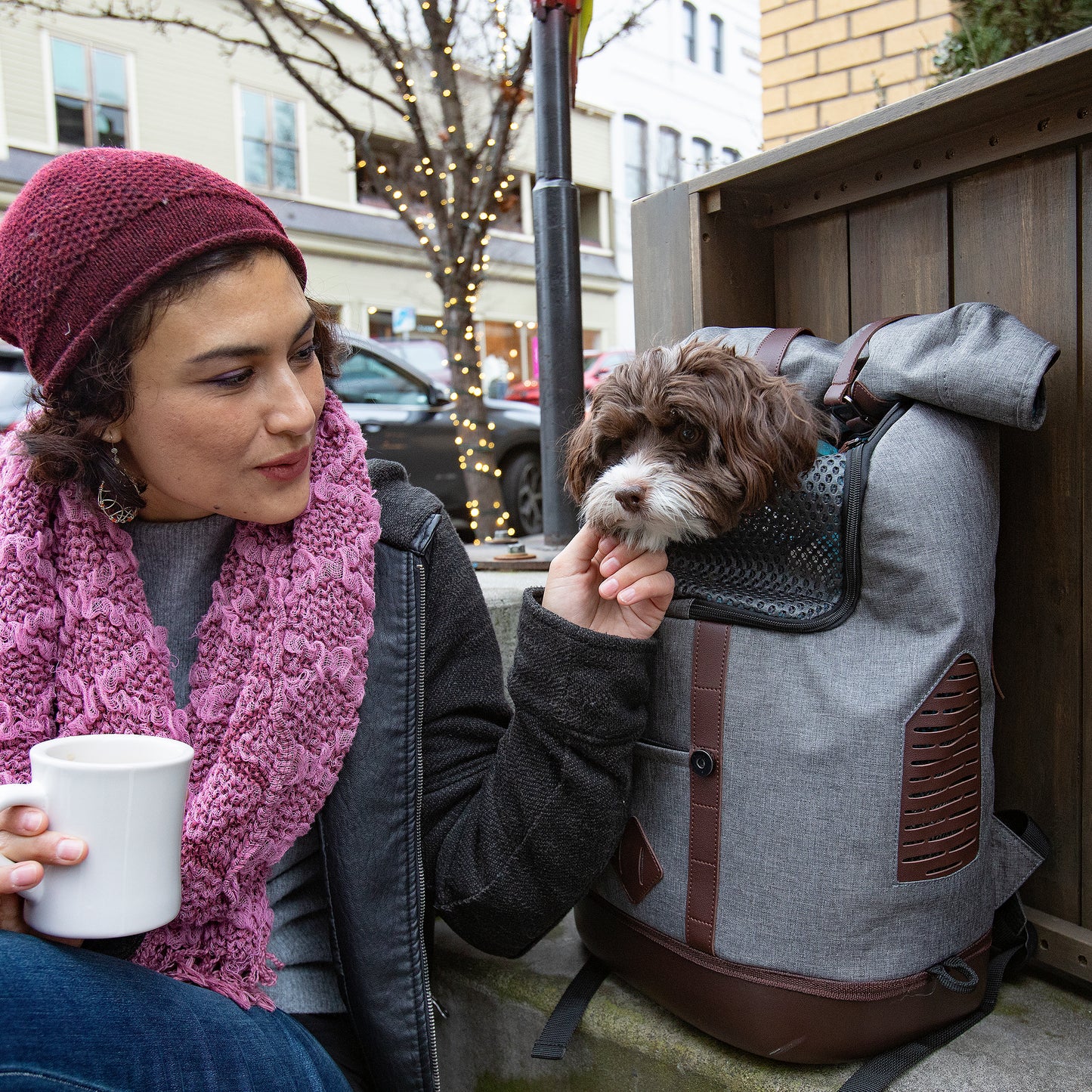 K9 Rucksack grau