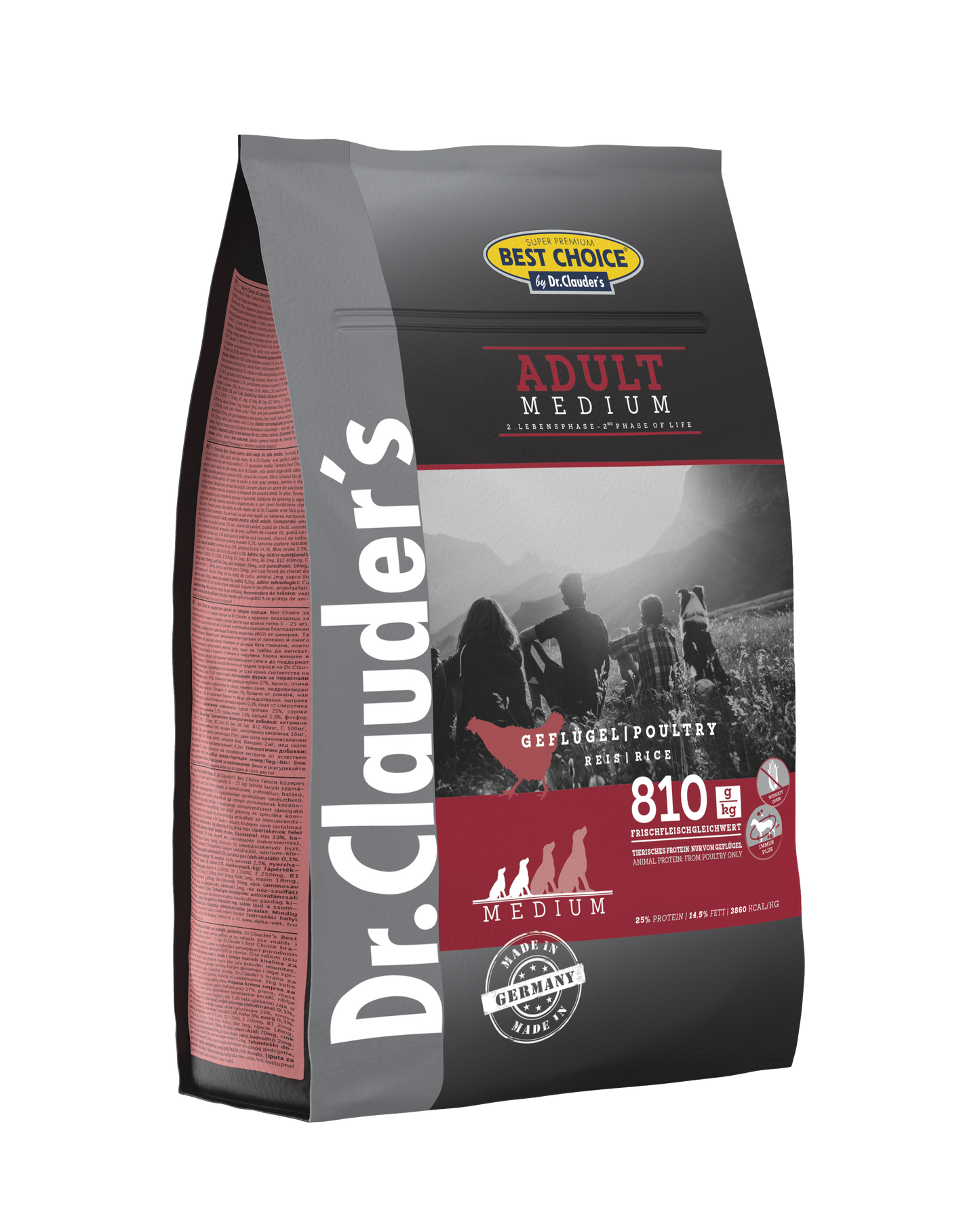 Dr. Clauder`s Best Choice Adult mittelgroße Hunde 4 Kg