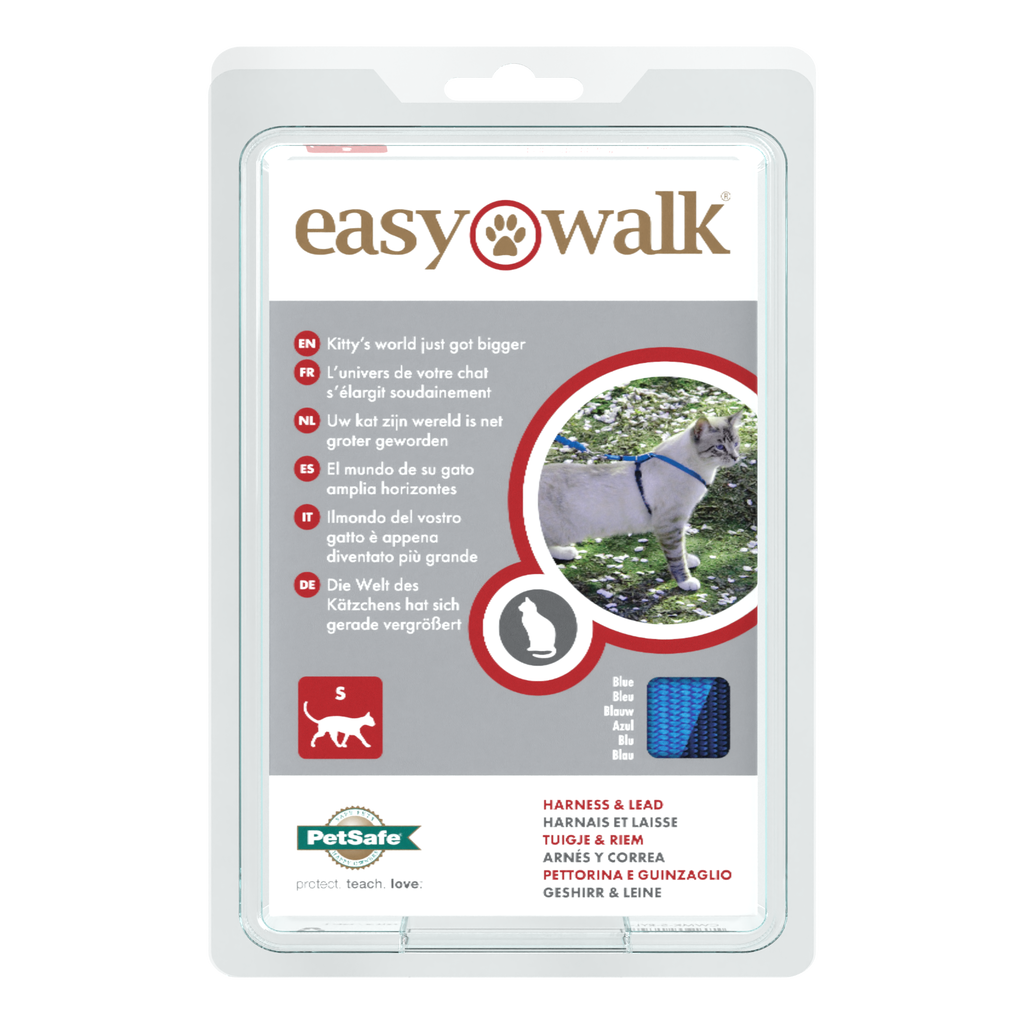 Cat set Easy Walk blue S/M/L
