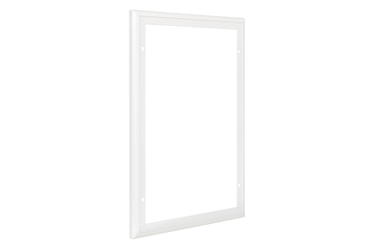 Installation adapter for extreme weather dog flap white