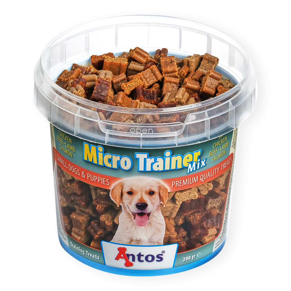 ANTOS Dogs Micro Trainers Mix 200 g – Hundesnack