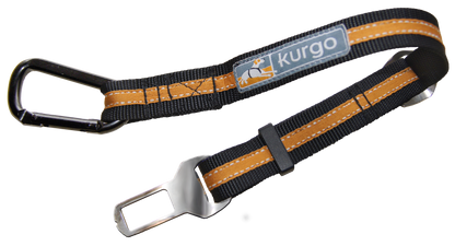 Car seat belt connector, orange