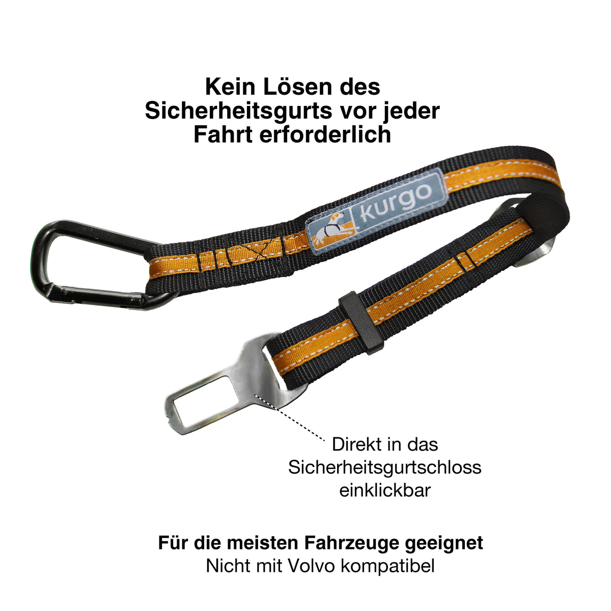 Verbindungsstück Autogurt, orange