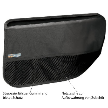 Car door protector black/anthracite &amp; beige