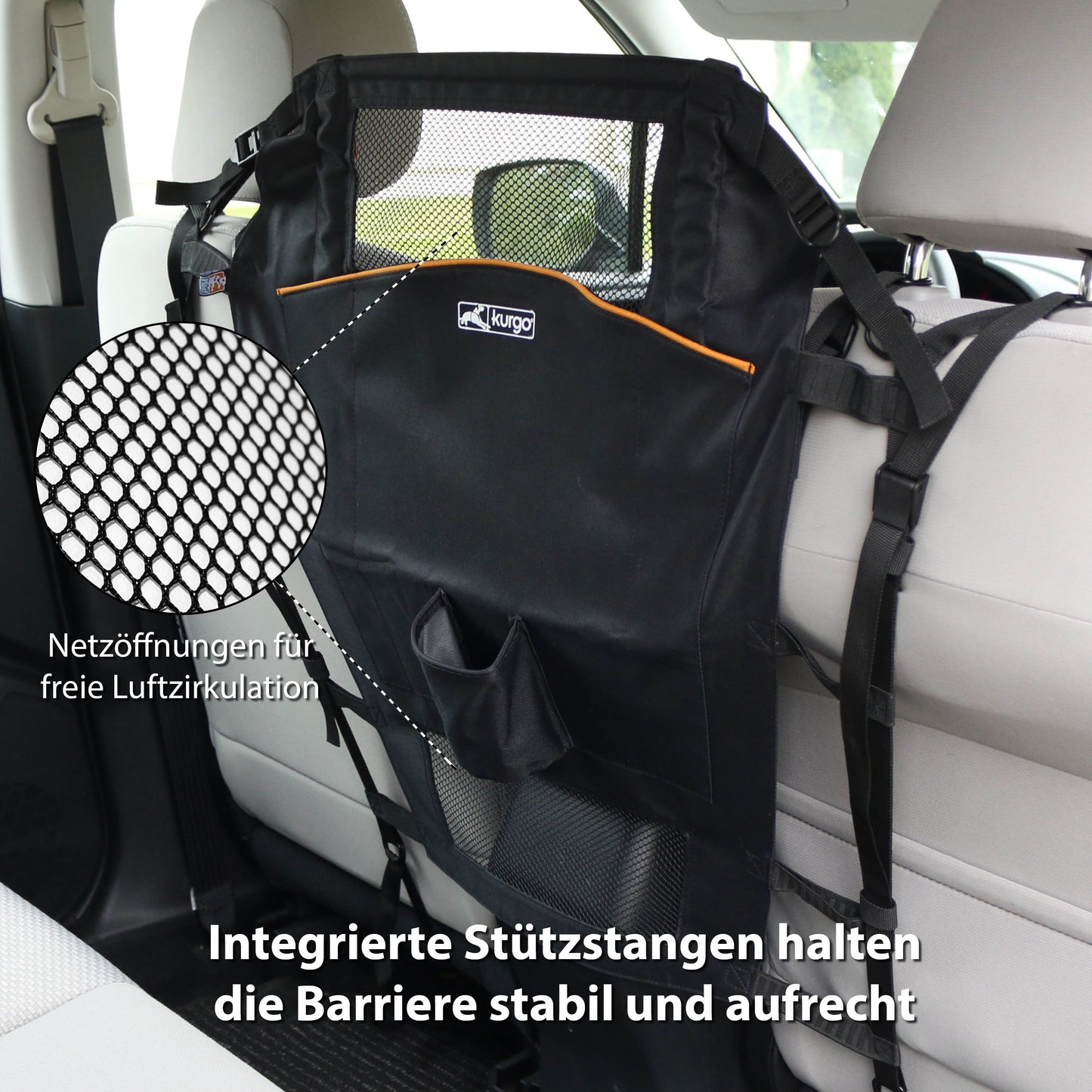 Rear seat divider