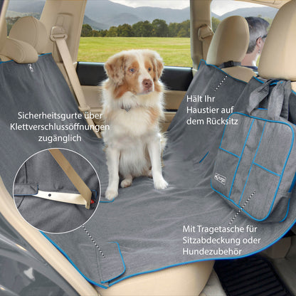 Gray car seat cover