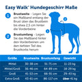 Easy Walk Geschirr, L, schwarz, 66-91 cm