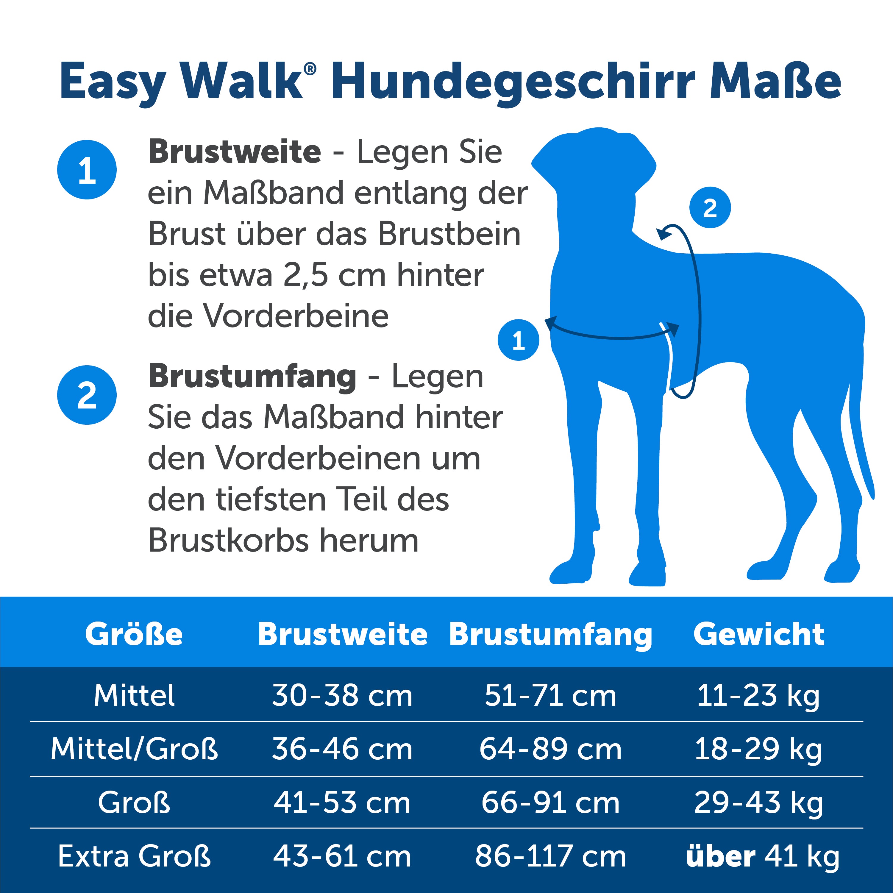 Easy Walk harness, L, black, 66-91 cm