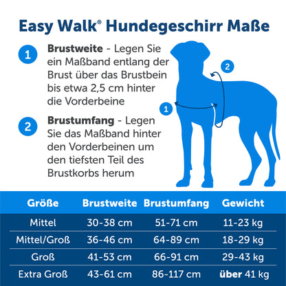 Easy Walk harness, L, black, 66-91 cm