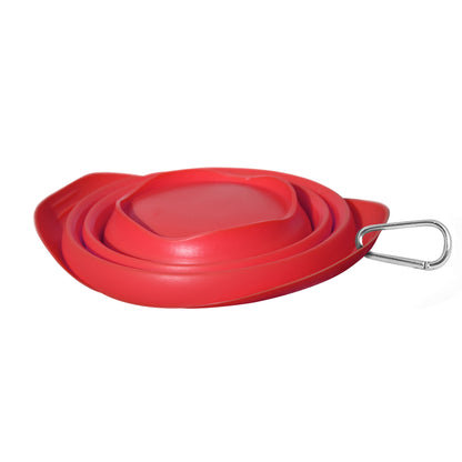 Collapsible bowl 710ml, red