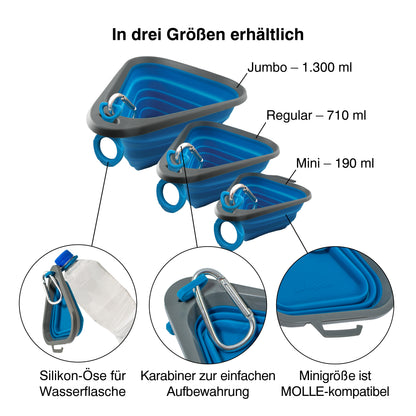 Mash N Stash travel folding bowl S/M/L