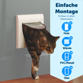 Cat door 4-way gray (915)