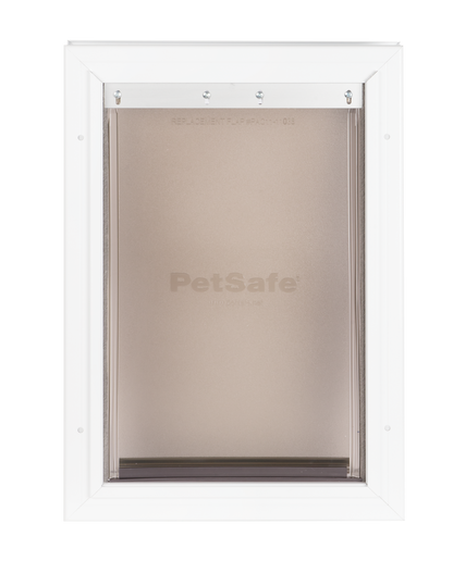 Aluminum dog door, S/M/L and XL white (640)