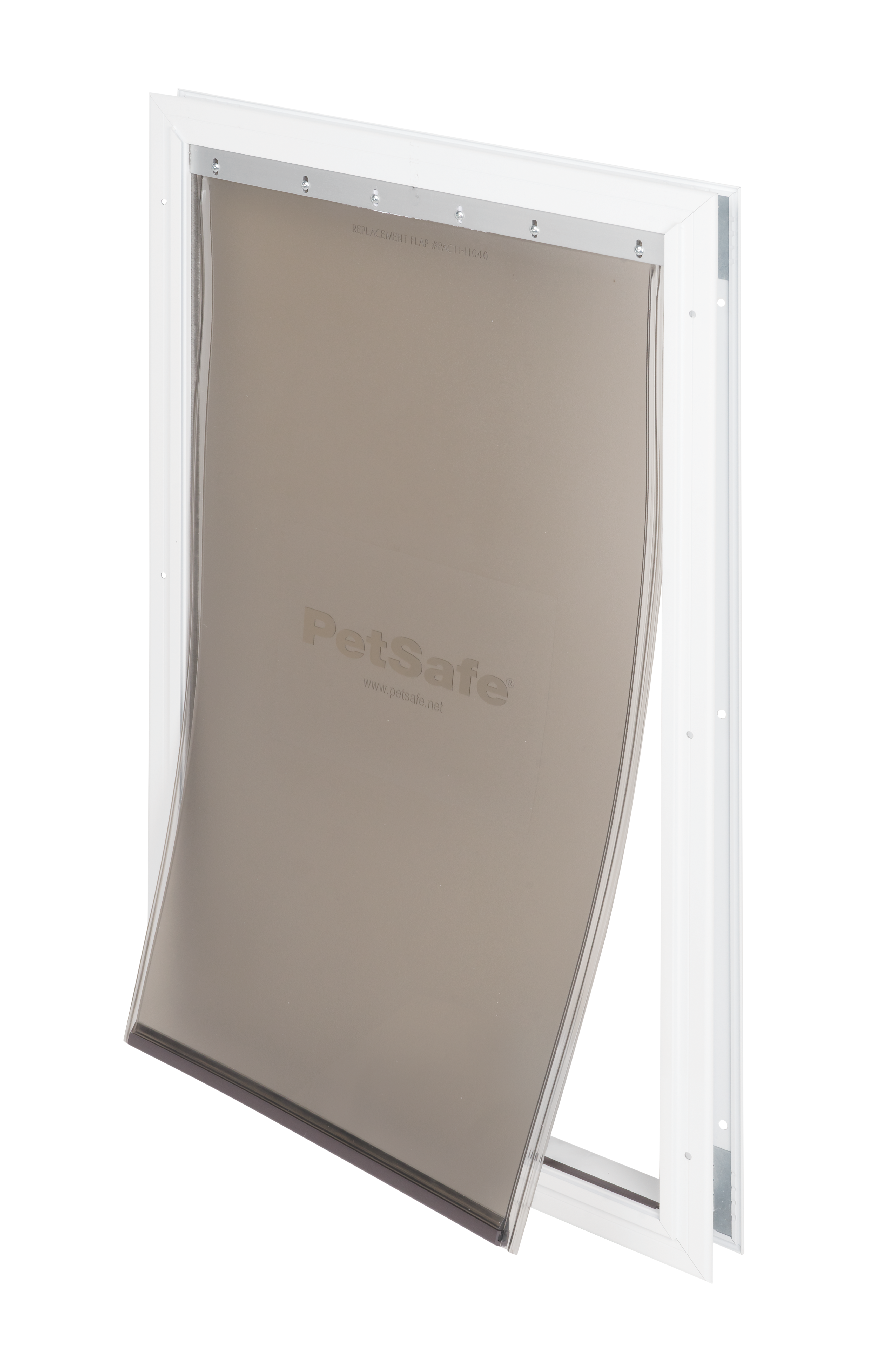 Aluminum dog door, S/M/L and XL white (640)