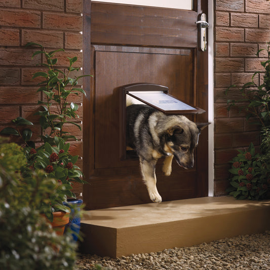 Dog door M 2-way. brown(755)