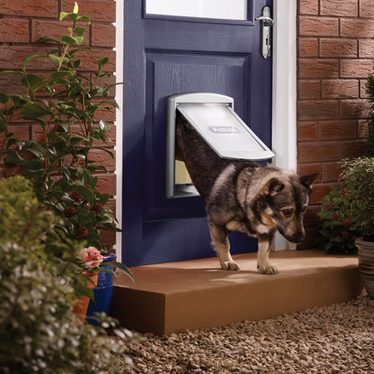 Dog door 2-way gray (757)