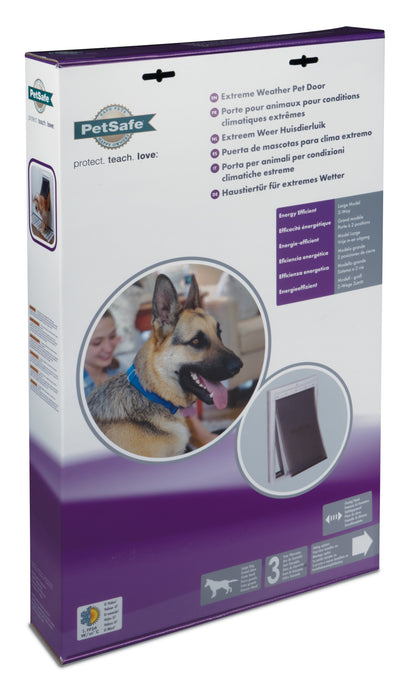 Extreme Weather Dog Flap White