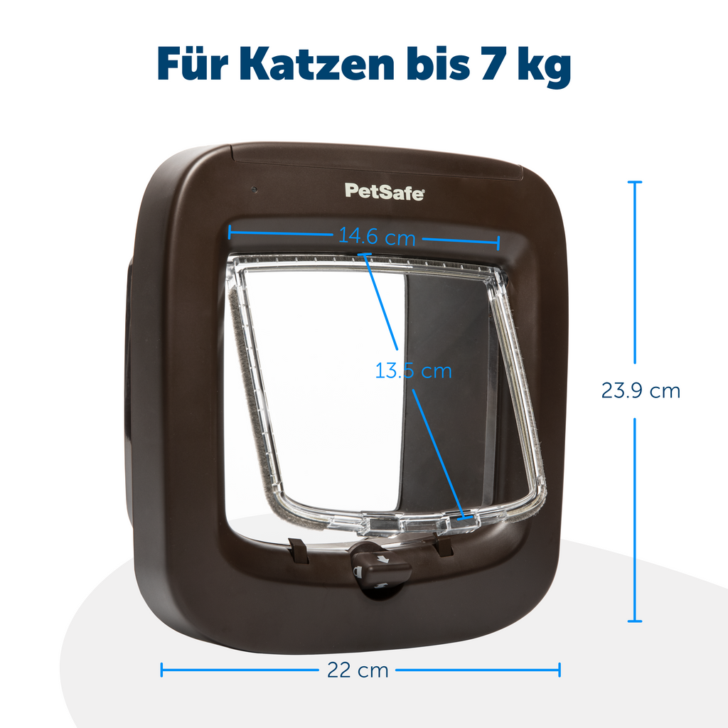 PetSafe® Mikrochip Katzenklappe, braun