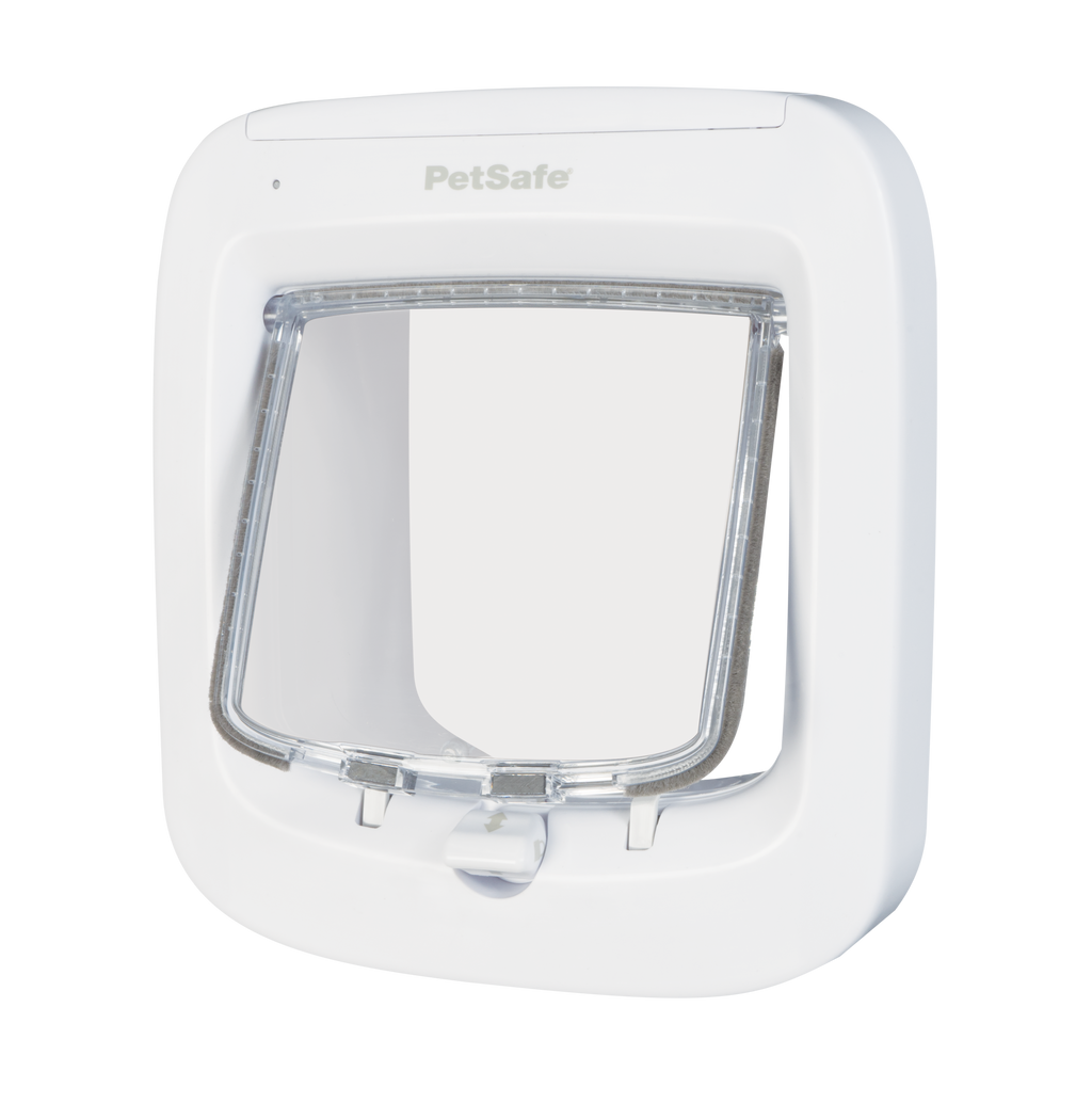 Microchip cat flap, white