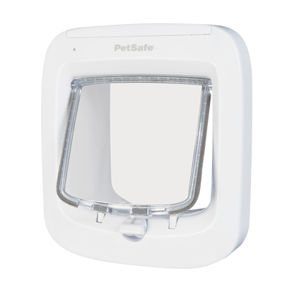 Microchip cat flap, white