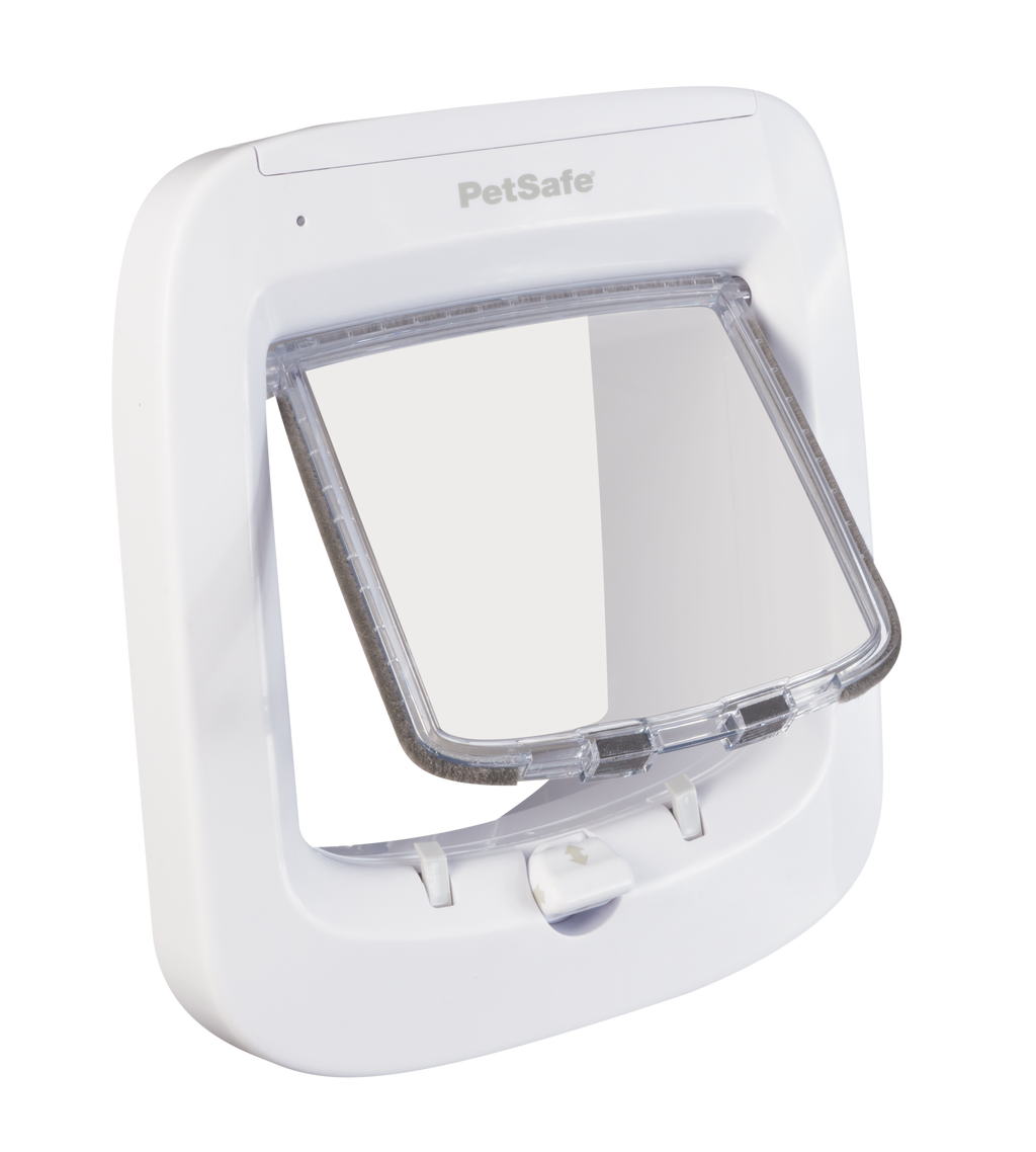 Microchip cat flap, white