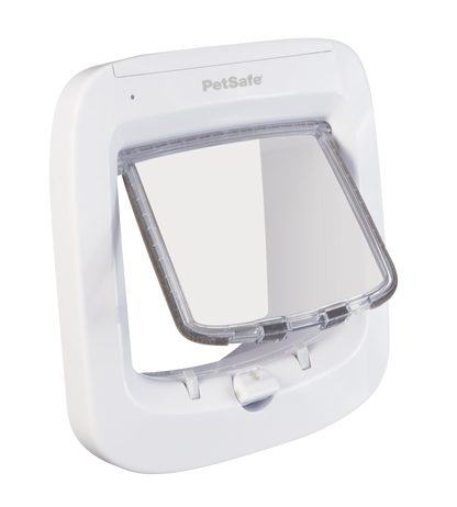 Microchip cat flap, white