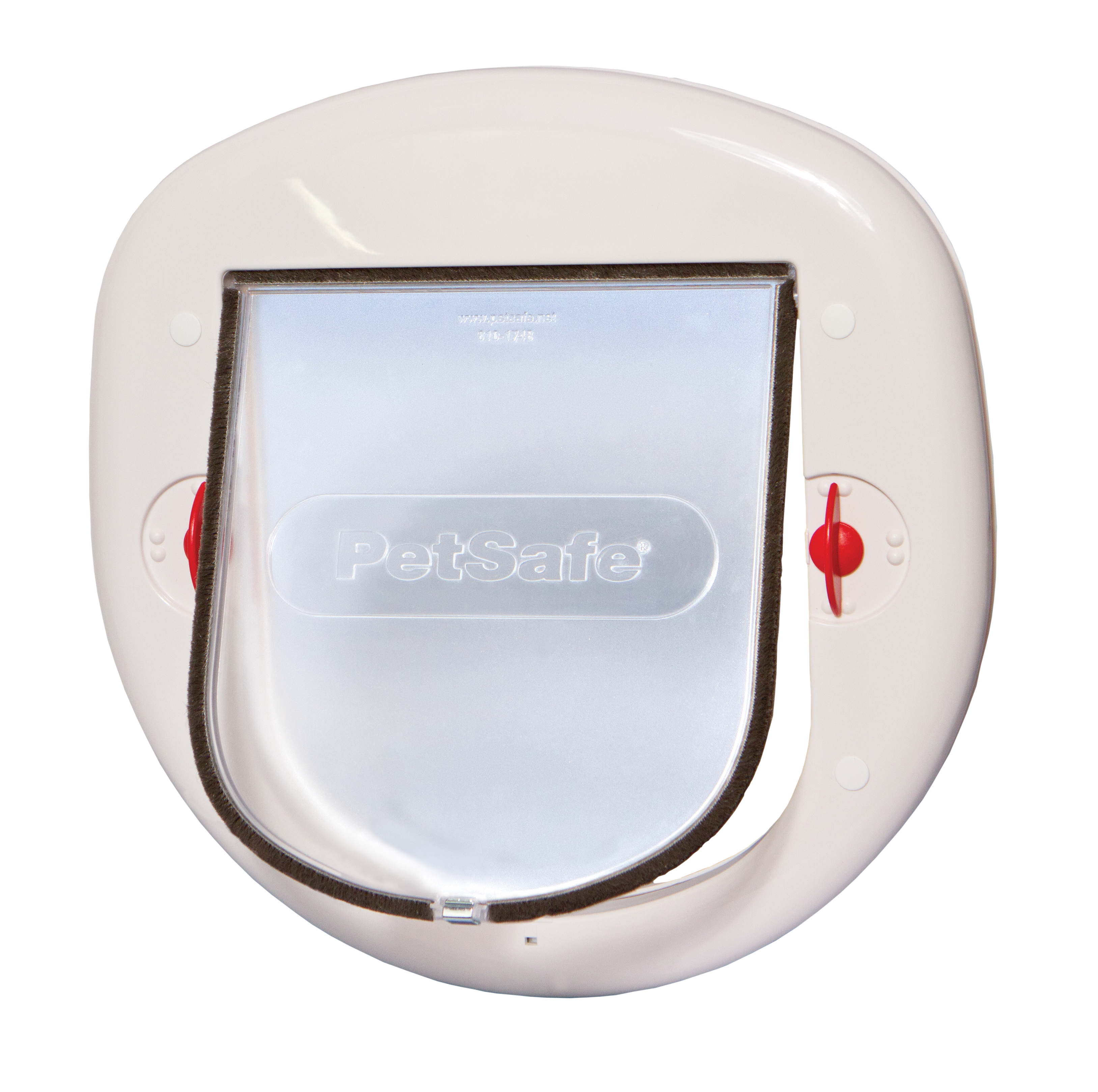 Sliding cat door. 4-way white.280