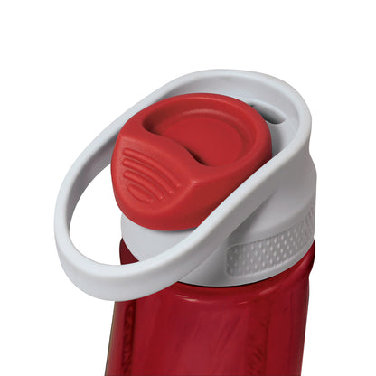 Drinking bottle with bowl 750ml red/green/blue