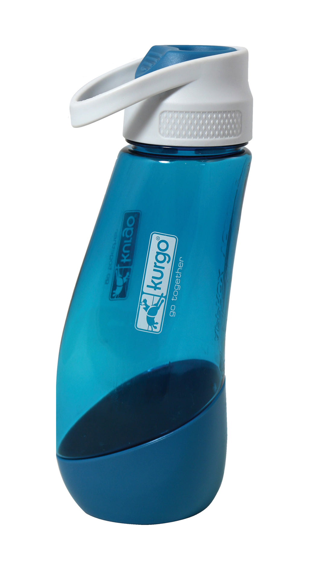 Trinkflasche mit Napf 750ml rot/grün/blau