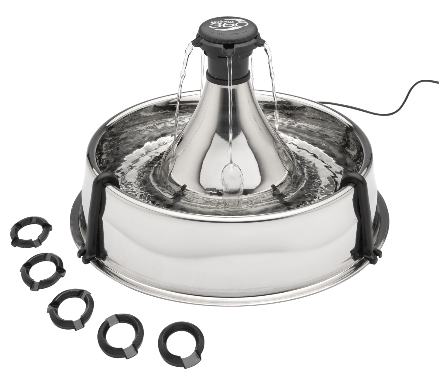 Stainless steel drinking fountain 360