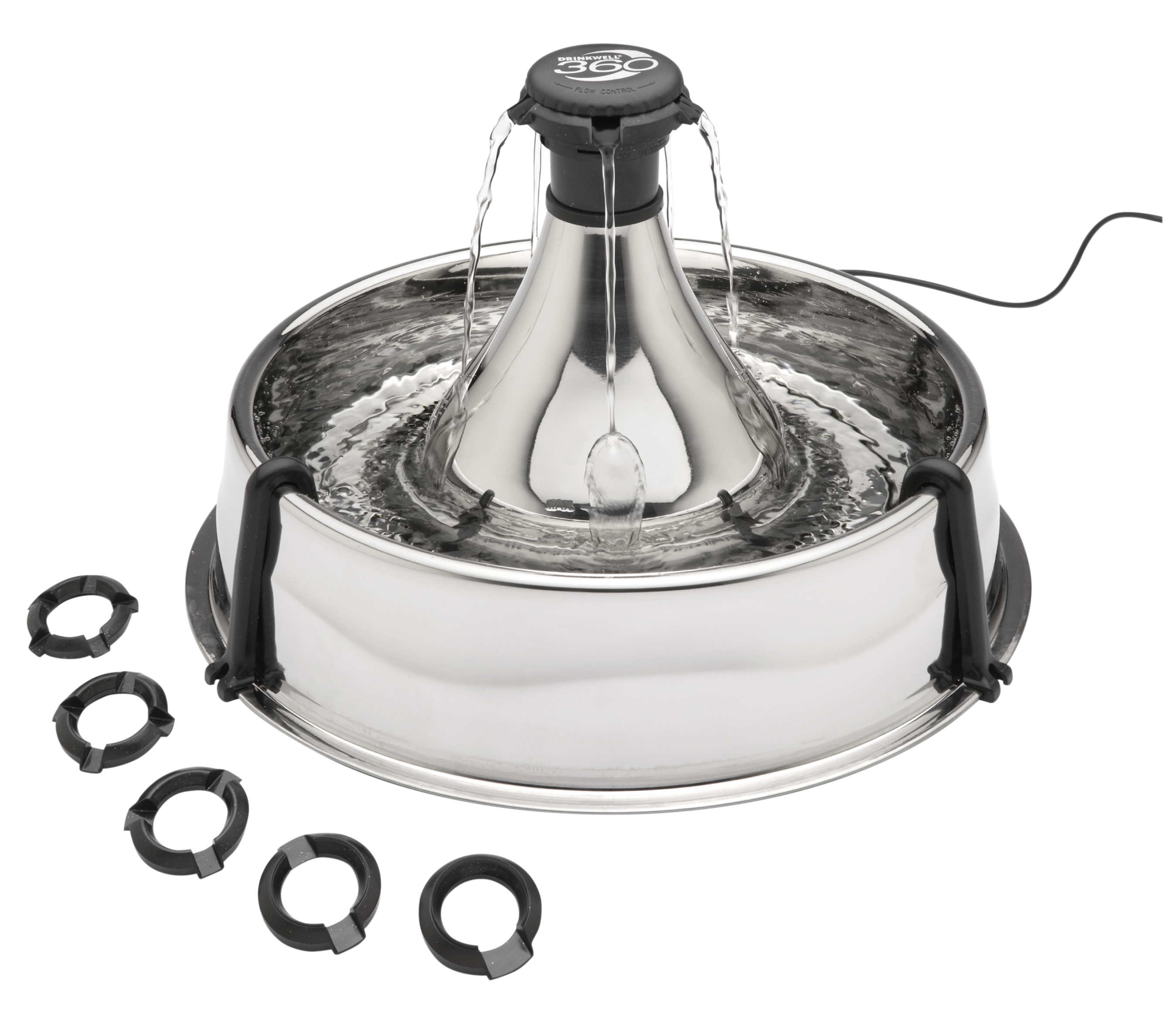 Stainless steel drinking fountain 360