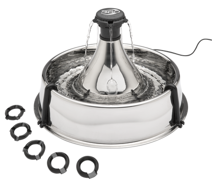 Stainless steel drinking fountain 360