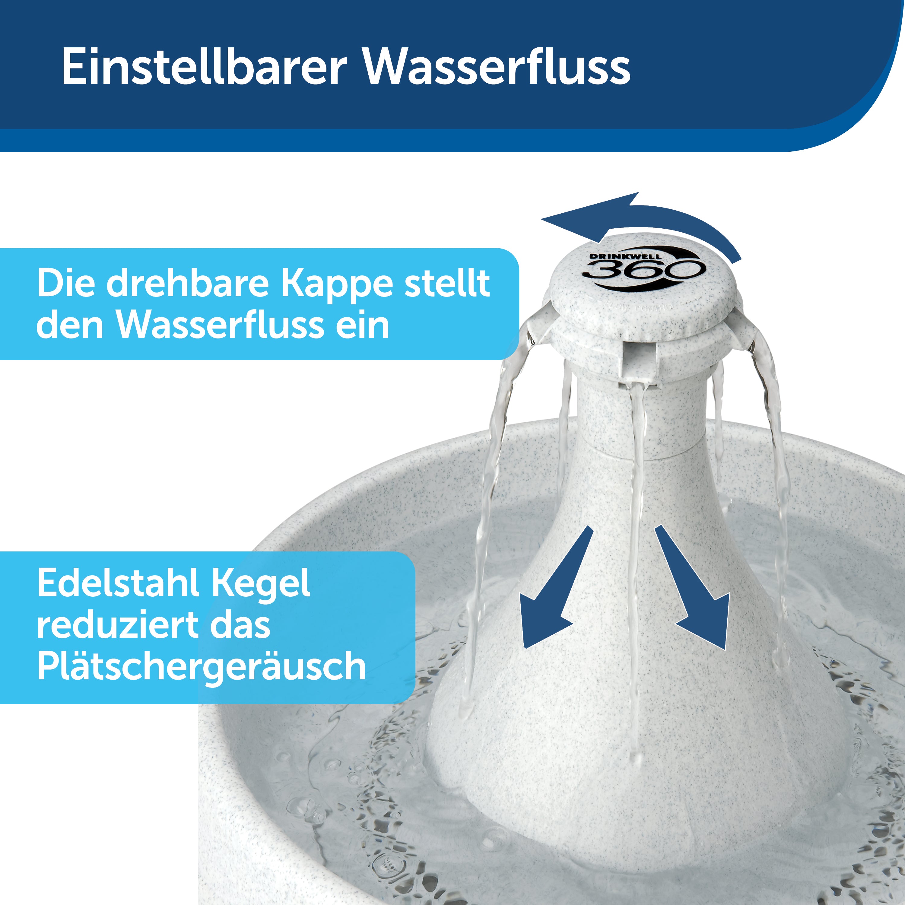 Plastic drinking fountain 360