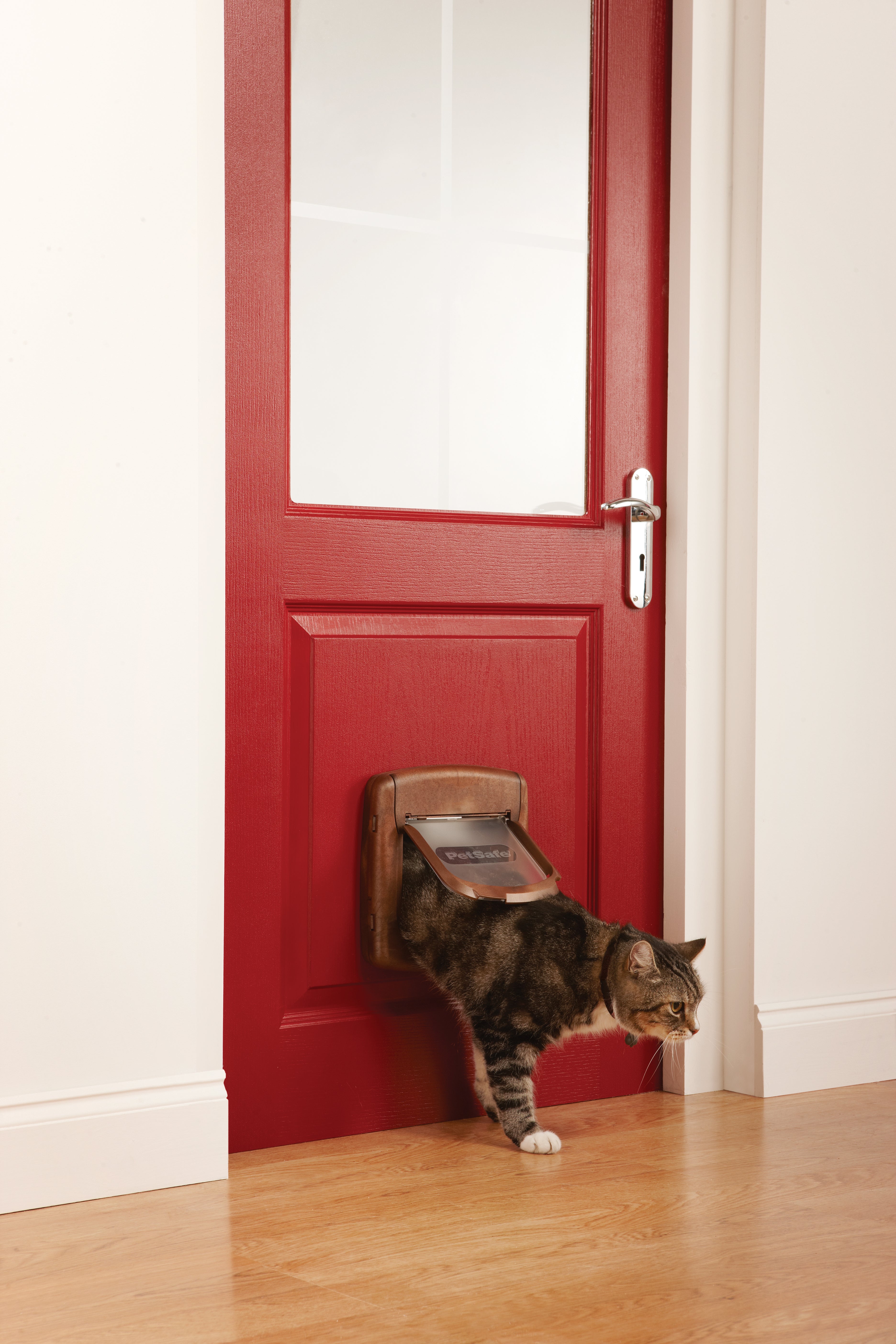 Cat door magnet brown (420)