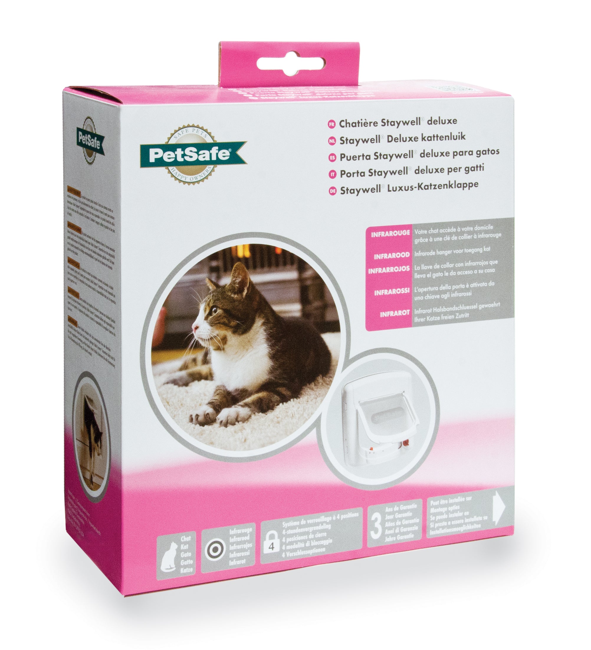 IR cat door white 501