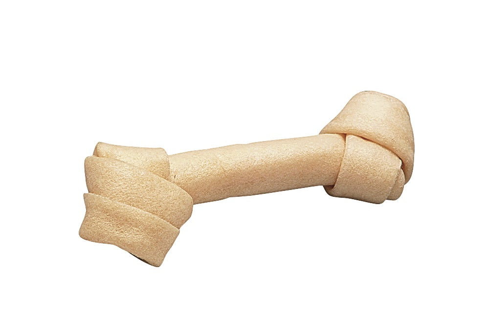 Kauknoten Weiss 16 cm – 10 Stück | Wasserbüffelhaut