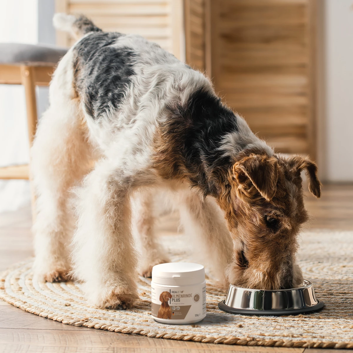 REAVET Ulmenrinde Plus mit Flohsamenschalen für Hunde & Katzen 120g