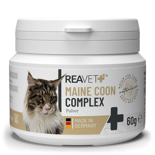 REAVET Maine Coon Complex 60g – Nahrungsergänzung speziell für Maine Coon Katzen